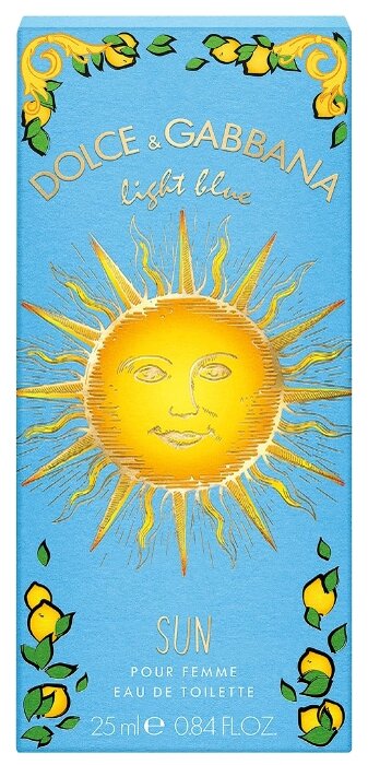 dolce and gabbana light blue sun women