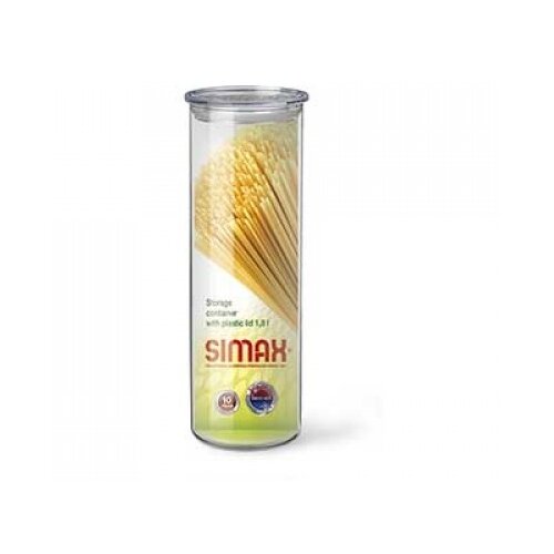 Банка для сыпучих продуктов Simax Classic, стеклянная, с пластиковой крышкой, 0,8 л