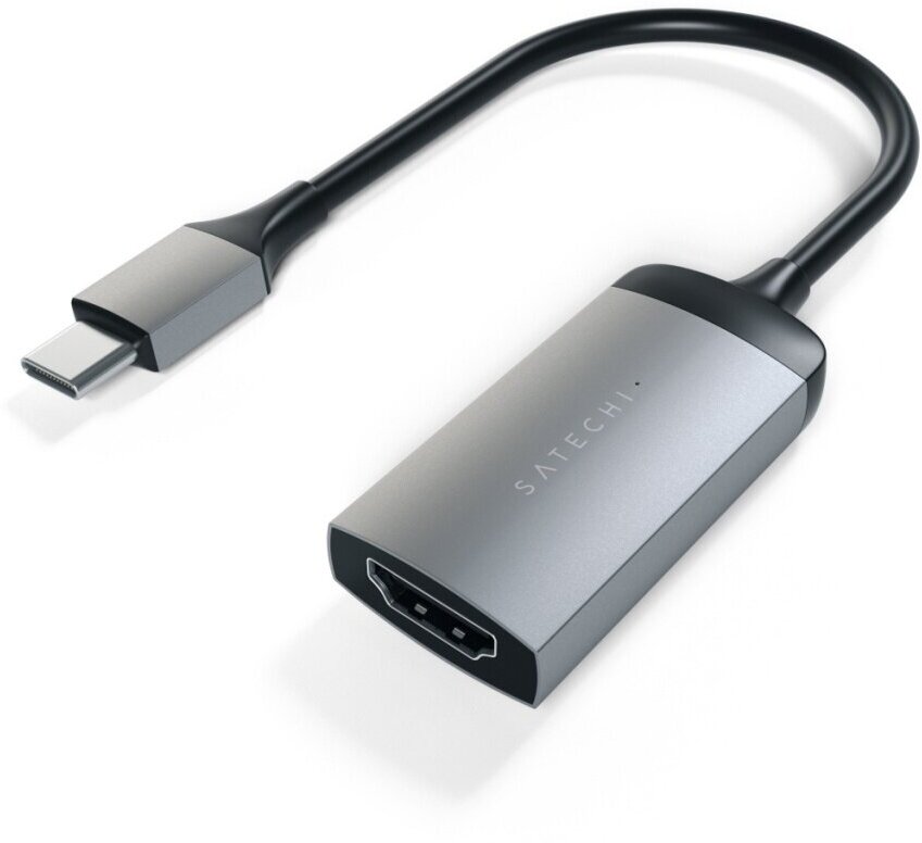 Цифровой конвертер Satechi Aluminum Type-C to HDMI Adapter 4K 60HZ Space Gray ST-TC4KHAM