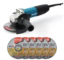 УШМ Makita GA5030X3, 720 Вт, 125 мм