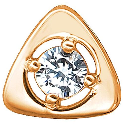 фото Кулоны эстет золотая подвеска с фианитами