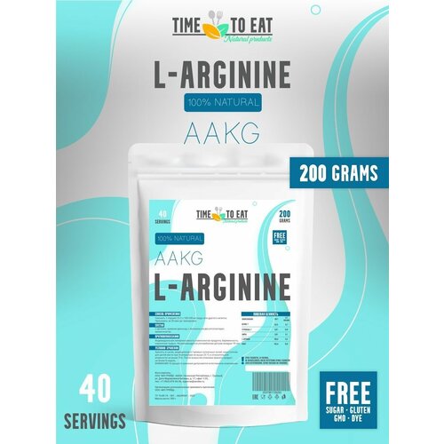 Time-to-eat Аминокислота L-arginine 200г