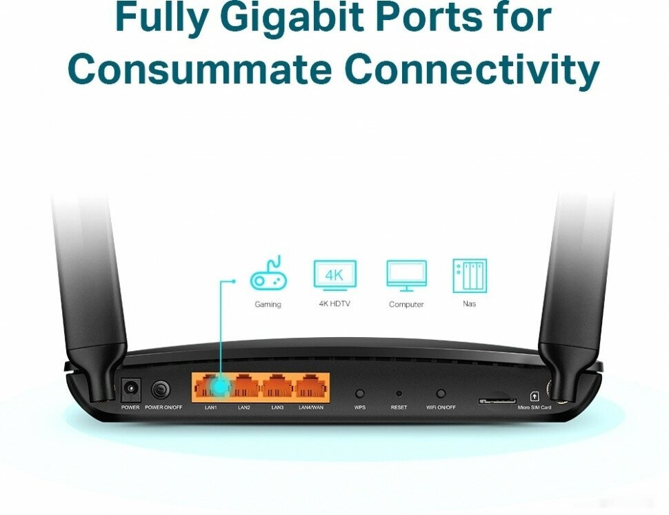 Беспроводной роутер TP-LINK , черный - фото №18