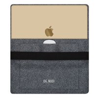 Чехол для 12 MacBook / Макбук 12 / планшета / ноутбука 12 дюймов / подставка / сумка из фетра / горизонтальный с крышкой серый