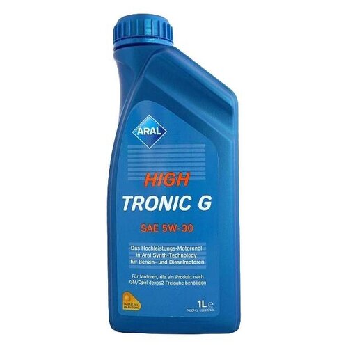 Синтетическое моторное масло ARAL High Tronic G SAE 5W-30, 4 л
