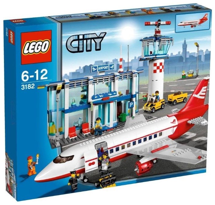 Конструктор LEGO City 3182 Аэропорт, 703 дет.