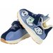 Кроссовки для малышей CS2093 WONDER HONEY на липучке голубые, экокожа. Размер 23 (22 RU)
