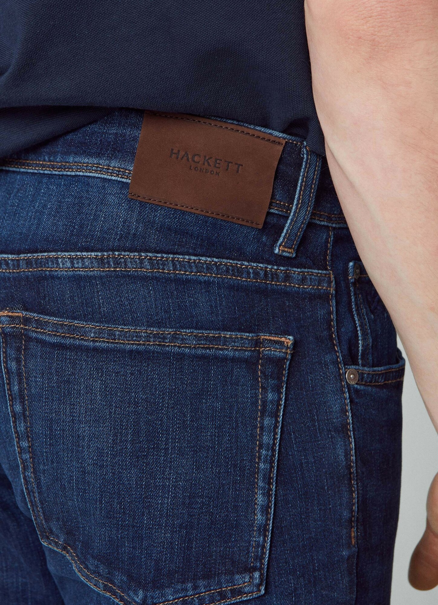 Джинсы зауженные HACKETT London, размер 32, синий — фото 1