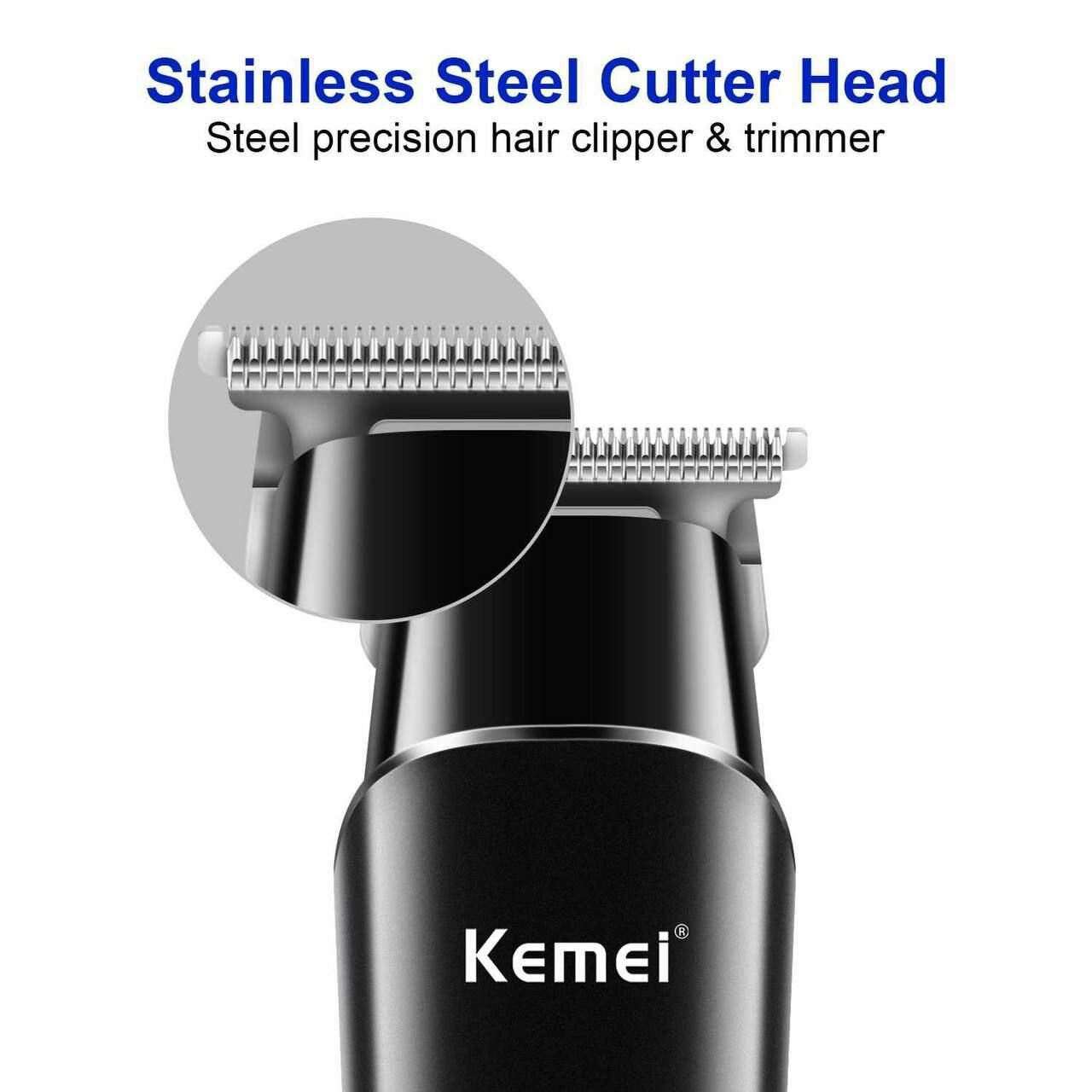 Kemei KM-1115 Профессиональная машина для стрижки волос USB-зарядка Машина для стрижки волос Беспроводная машинка для стрижки волос Мужская стрижка - фотография № 2