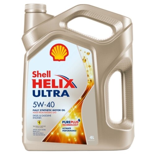 фото Моторное масло shell helix ultra 5w-40 sp 4 л