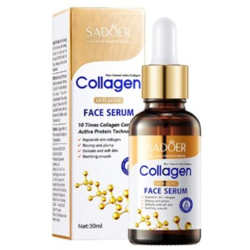 COLLAGEN ANTI-AGING SERUM Антивозрастная увлажняющая сыворотка для лица с коллагеном, 30мл