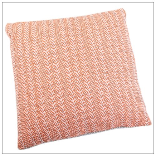 фото Ганг декоративная подушка orabel цвет: серо-оранжевый br26155 (45х45 см)