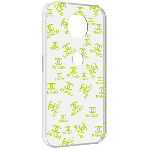 Чехол MyPads Белый-Бензо для Motorola Moto G5S (XT1799-2) задняя-панель-накладка-бампер