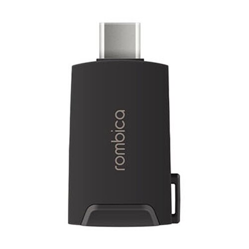 Переходник/адаптер Rombica USB Type-C - HDMI (TC-00130), черный разветвитель для компьютера rombica type c dp x tc 00180