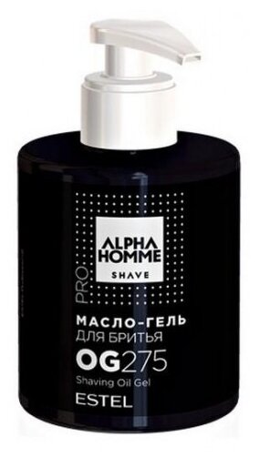 Масло-гель для бритья Alpha Homme Pro Shave ESTEL, 275 г, 275 мл