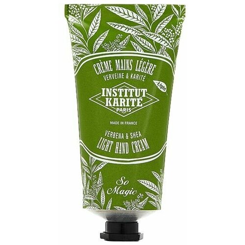 INSTITUT KARITE PARIS Лёгкий крем для рук с маслом ши Creme Mains Legere Verveine & Karite (75 мл)