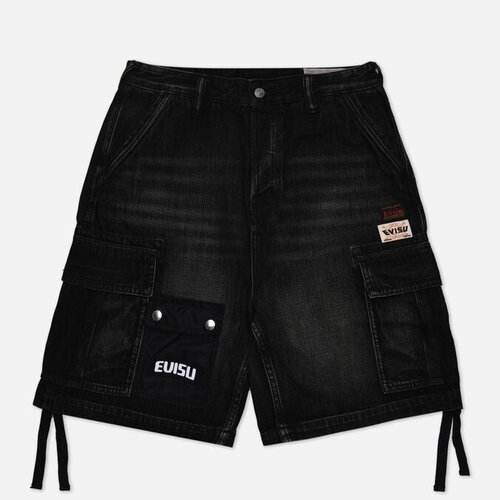 Шорты Evisu, размер 36, черный