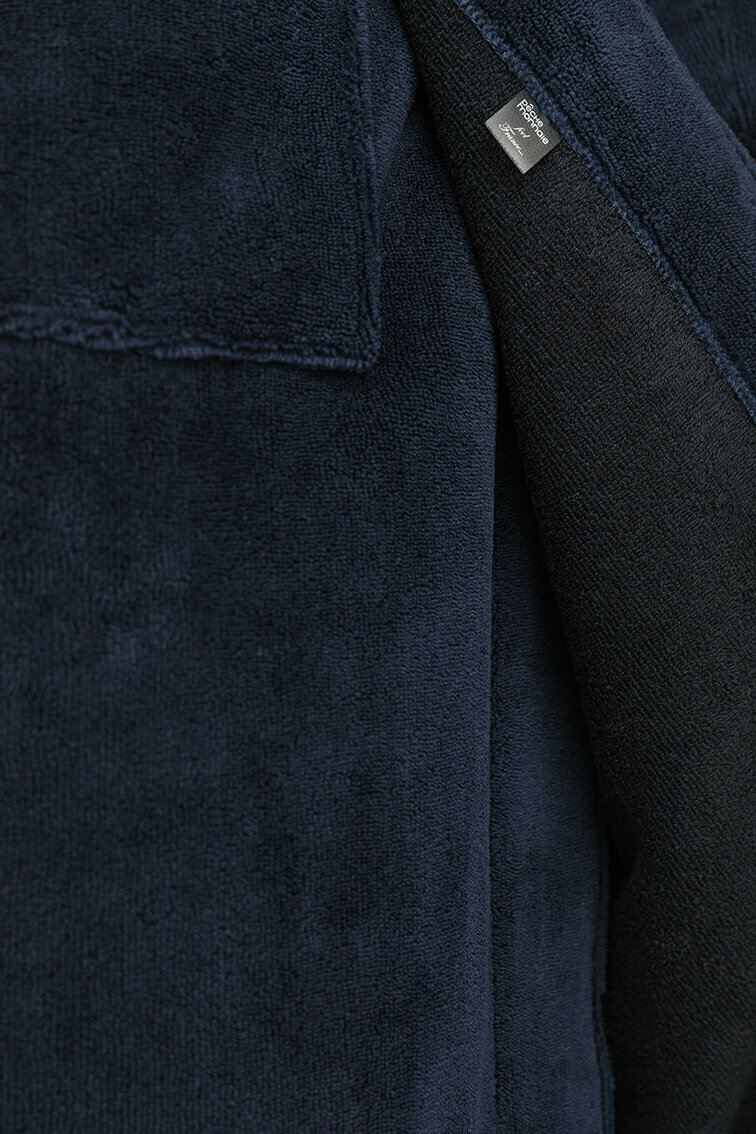 Бамбуковый махровый халат NATUREL (PM 908) размер 3XL (56-58), синий - фотография № 6