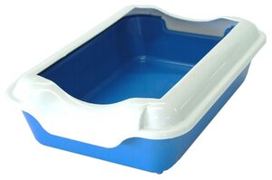 Туалет-лоток для кошек HOMECAT (37смх27смх11,5см) синий
