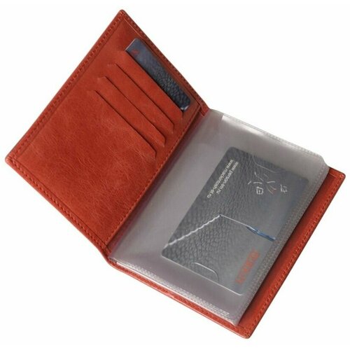 Документница для автодокументов Person, красный