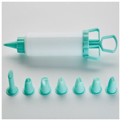 ВЕ-0331 Шприц кондитерский с 8 насадками 23*10*6