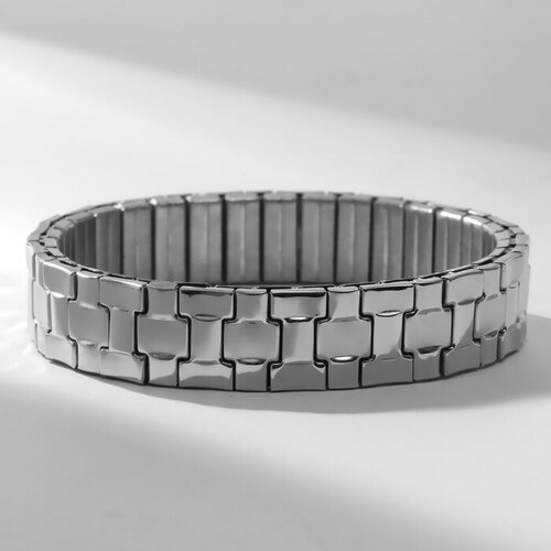 фото Браслет queen fair, 1 шт., размер 6 см, диаметр 6 см, серебряный