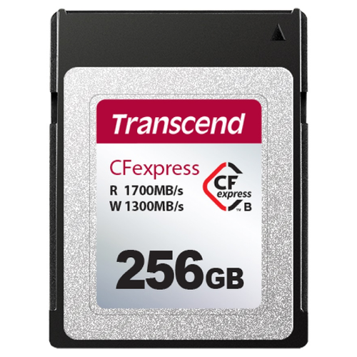 Карта памяти Transcend CFexpress 820 256 GB, чтение: 1700 MB/s, запись: 1300 MB/s