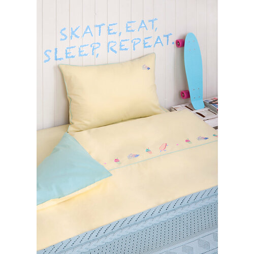 Детское постельное белье Luxberry Skate Girl (150x210 / 220x240 / 50x70 (1шт))