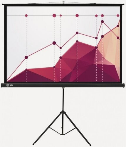 Изображение товара Экран Cactus 180x180см Triscreen CS-PST-180x180 1:1 напольный рулонный белый