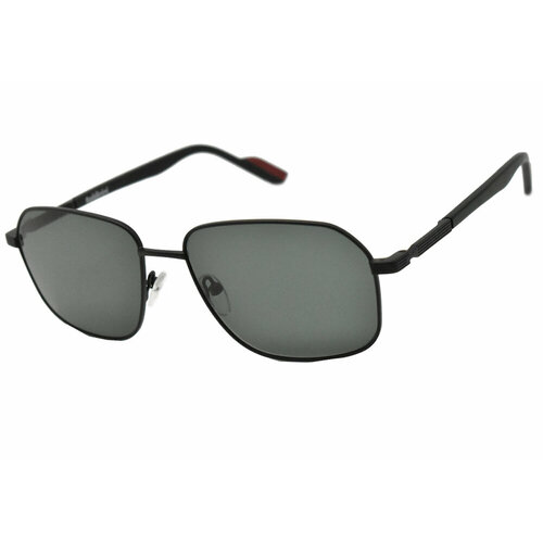 фото Солнцезащитные очки baldinini, прямоугольные, оправа: металл, с защитой от уф, для мужчин, черный
