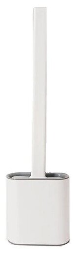 Ершик для туалета Homium Clean Home, ершик с липучкой, 9*3,5*35 см, белый