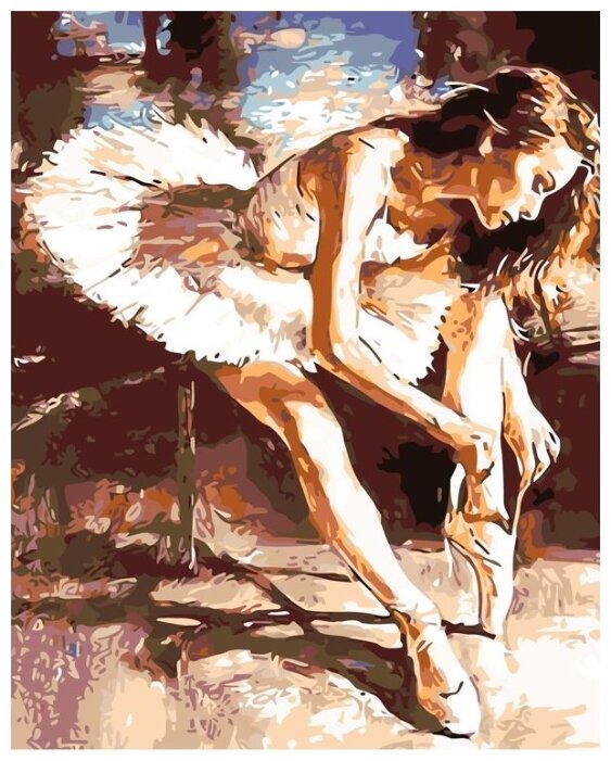 Картина по номерам "Балерина", 40x50 см