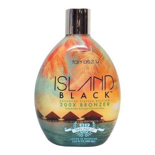 Tan Asz Island Black (200X) (400 мл) смягчающий эликсир для загара с детокс-компл, стойкий загар