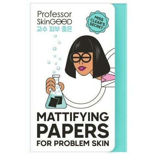 professor skingood матирующие салфетки для проблемной кожи 50 шт professor skingood матирующие салфетки Матирующие салфетки для проблемной кожи, Professor SkinGOOD, Mattifying Papers