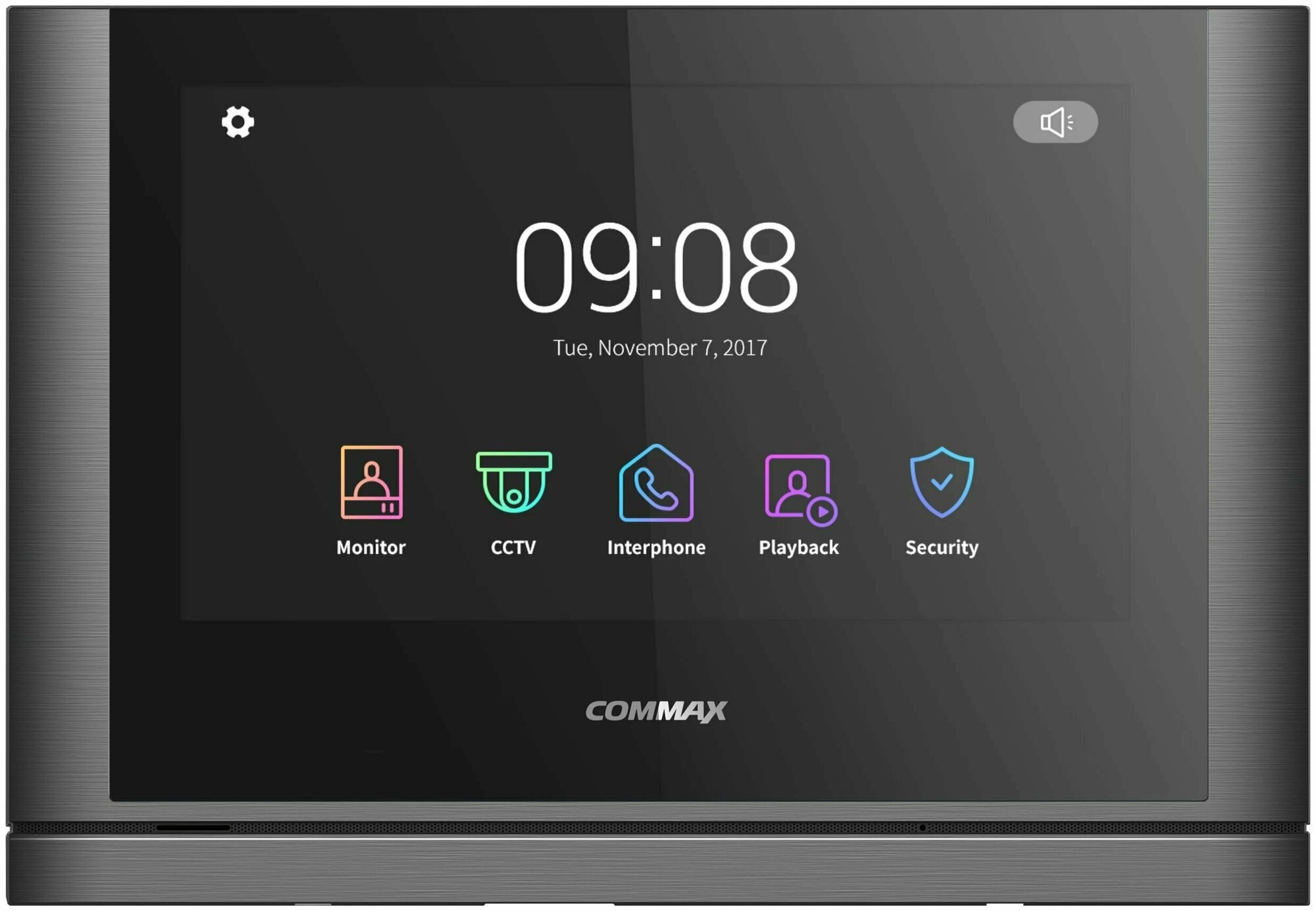 Видеодомофон цветной COMMAX CDV-1024MA (Темное серебро Black smog)