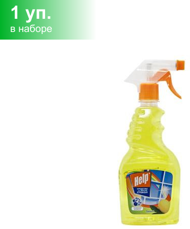 Спрей Help Лимон для мытья стекол (триггер) 500 мл - фотография № 6