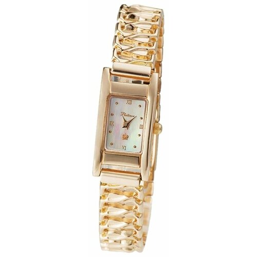 Platinor Женские золотые часы «Мадлен» Арт.: 90550.316 на браслете Арт.: 52013