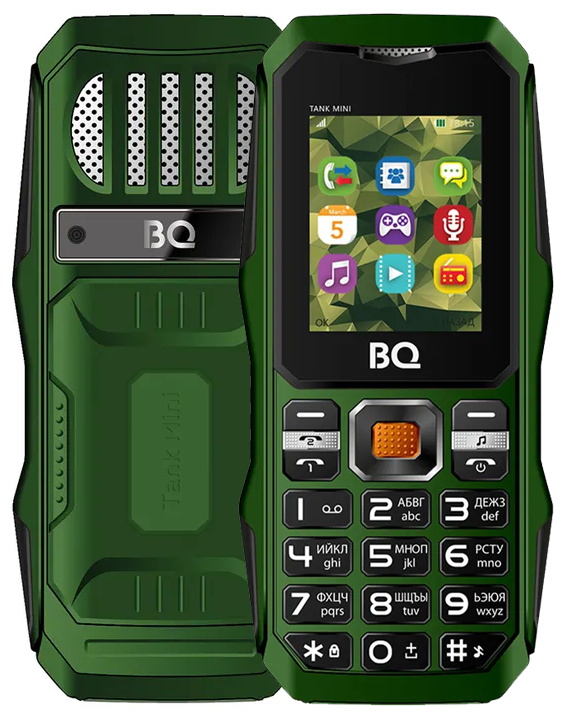 Мобильный телефон BQ 1842 Tank mini Темно-Зеленый
