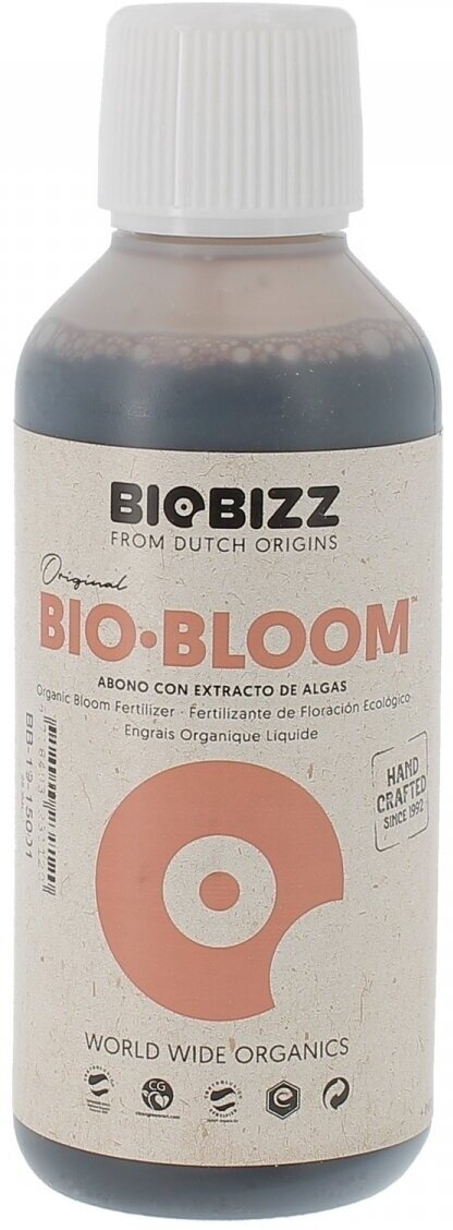 Удобрение для растений BioBizz Bio Bloom 250мл, органическое удобрение на стадию цветения