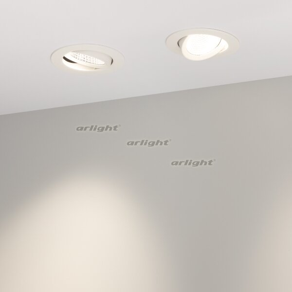 Встраиваемый светодиодный светильник Arlight LTD-Polar-Turn-R105-10W Day4000 / - фото №19