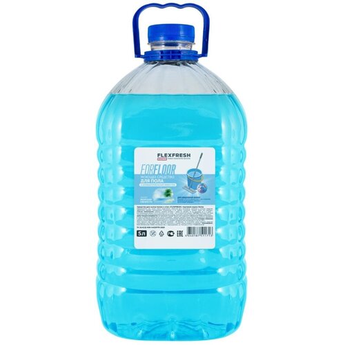 Средство для мытья пола и стен Flexfresh с антибактериальн эффектом 5л, ПЭТ