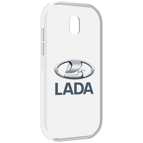 Чехол MyPads Lada-ваз-4 мужской для Caterpillar S42 задняя-панель-накладка-бампер