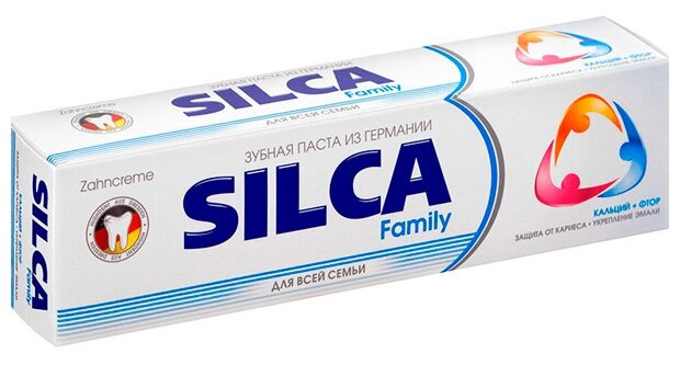 Зубная паста SilcaMed "Family", 100мл - фото №1