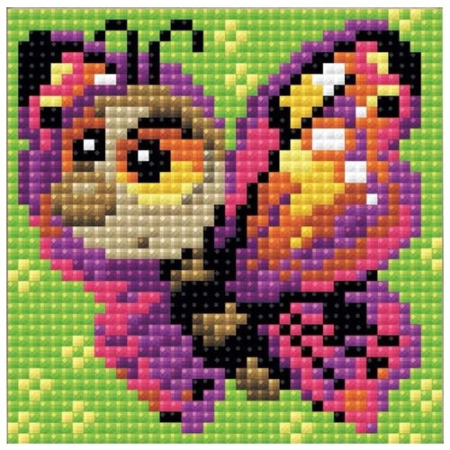 фото Бабочка набор для выкладывания стразами 10х10 риолис ам0022