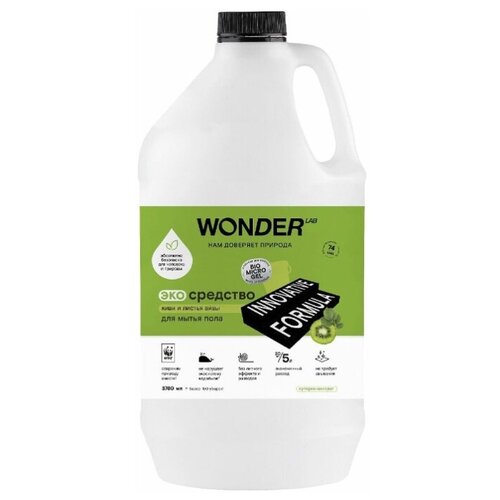 Экосредство для мытья пола WONDER LAB киви и листья айвы 3.78 л