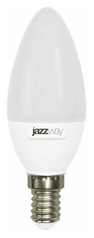 Лампа светодиодная PLED-SP 9Вт C37 свеча 3000К тепл. бел. E14 820лм 230В JazzWay 2859457A