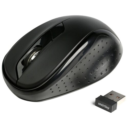 SmartBuy Wireless Optical Mouse (sbm-597d-k) (rtl) USB 3btn+Roll, беспроводная .