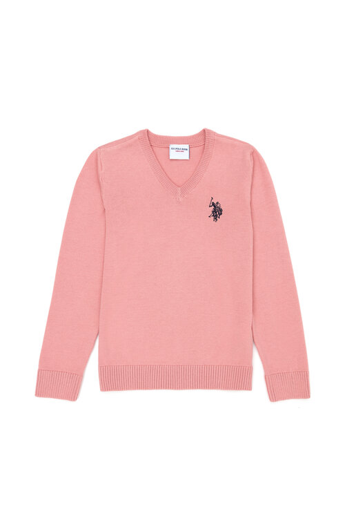 Пуловер U.S. POLO ASSN., размер 3_4, розовый