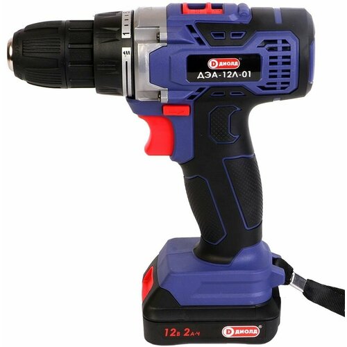 Аккумуляторная дрель-шуруповерт Диолд ДЭА-12Л-01 кейс1200 обмин 4130₽