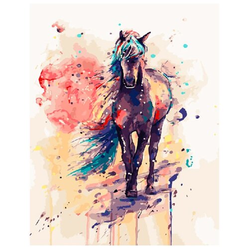 ВанГогВоМне Картина по номерам Лошадка (ZX 20211)50x40см вангогвомне картина по номерам индейская лошадь zx 21139 50x40см